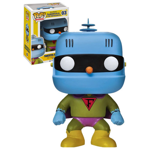 Funko POP! Animation Hanna-Barbera #03 Frankenstein Jr. & The Impossibles - New, Mint Condition VAULTED