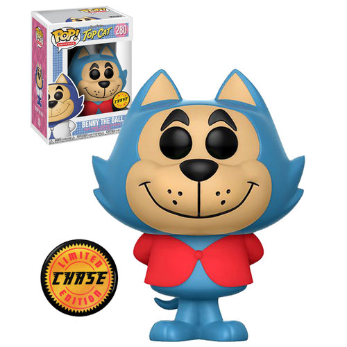 Funko POP! Animation Hanna Barbera Top Cat #280 Benny The Ball - Limited Edition Chase - New, Mint Condition