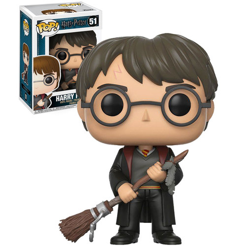 Funko POP! Harry Potter #51 - Harry Potter (With Firebolt Broom) - New, Mint Condition