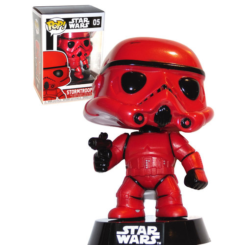 Funko POP! Star Wars #05 Red Stormtrooper - New, Mint Condition