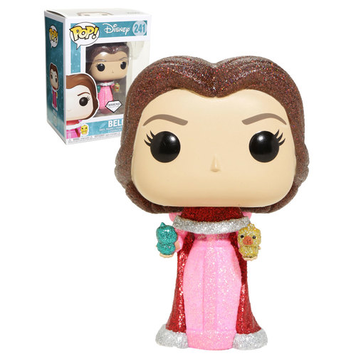 Funko POP! Disney #241 Belle (With Birds, Glitter) - Diamond Collection - New, Mint Condition