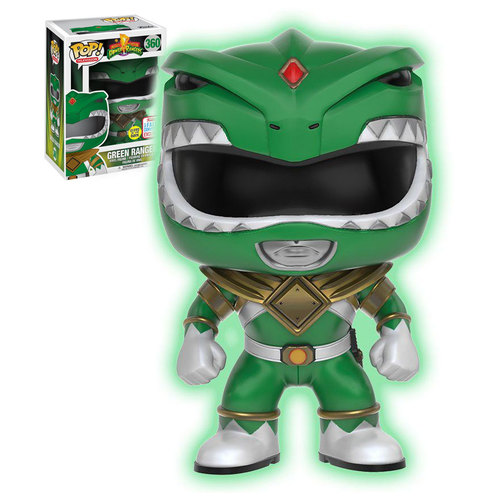 Funko Pop! Television Power Rangers #360 Green Ranger (Glows) - Funko 2017 New York Comic Con (NYCC) Limited Edition - New, Mint