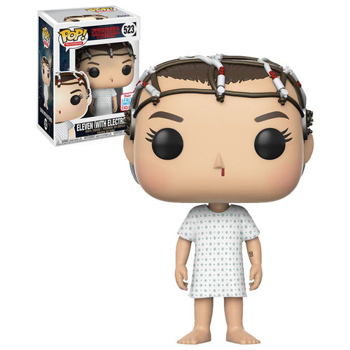 Funko Pop! Television Stranger Things #523 Eleven (Electrodes) - Funko 2017 New York Comic Con (NYCC) Limited Edition - New, Mint