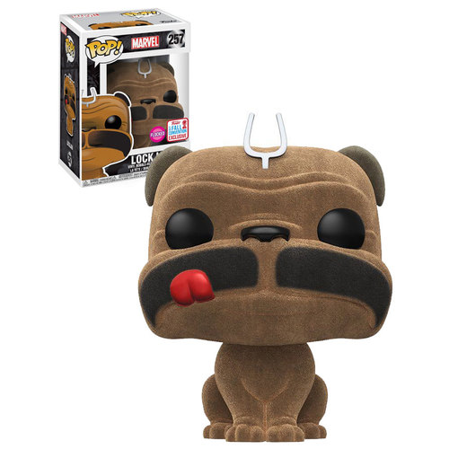 Funko Pop! Marvel Inhumans #257 Lockjaw (Flocked) - Funko 2017 New York Comic Con (NYCC) Limited Edition - New, Mint