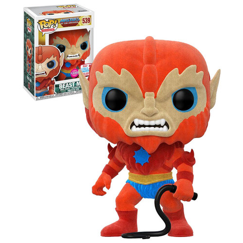 Funko Pop! Masters Of The Universe #539 Beast Man (Flocked) - Funko 2017 New York Comic Con (NYCC) Limited Edition - New, Mint