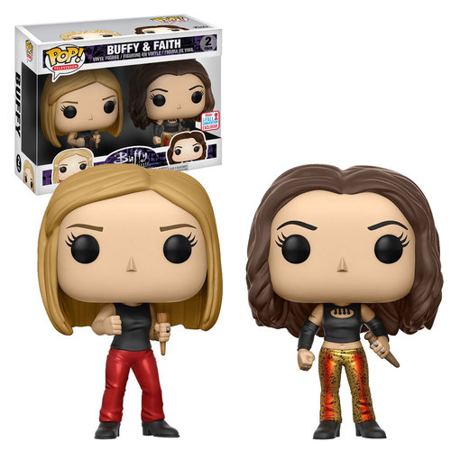 Funko Pop! Television Buffy The Vampire Slayer - Buffy And Faith - Funko 2017 New York Comic Con (NYCC) Limited Edition - New, Mint