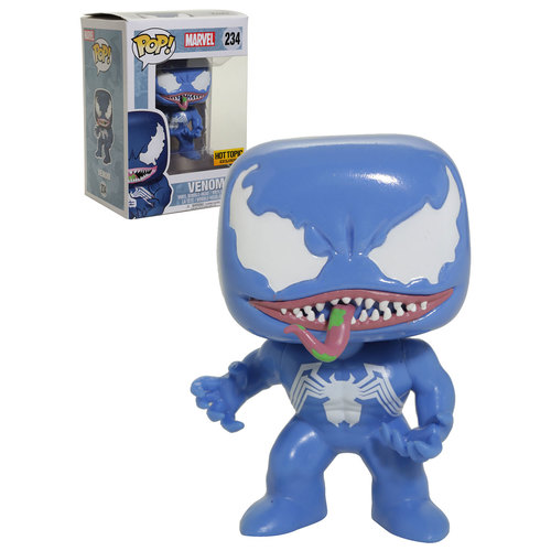 Funko POP! Marvel #234 Venom (Blue) - Stickered Hot Topic Exclusive - New, Mint Condition