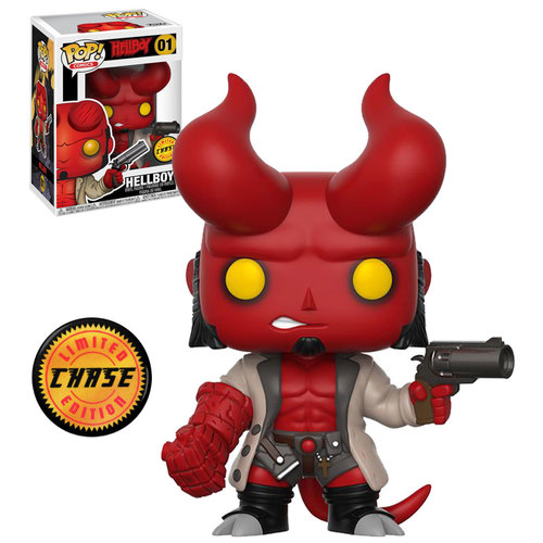 Funko POP! Comics Hellboy #01 Hellboy - Limited Edition Chase - New, Mint Condition
