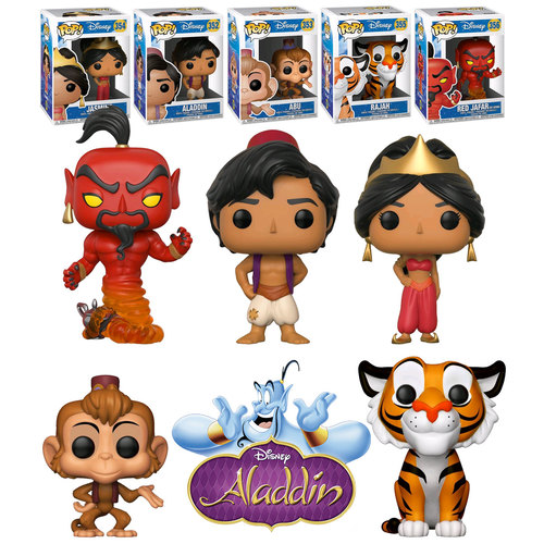 Funko POP! Disney Aladdin Bundle (5 POPs) - New, Mint Condition