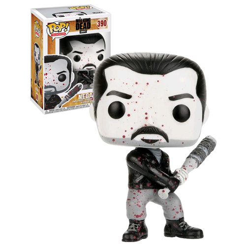 Funko POP! Television AMC The Walking Dead #390 Negan (Bloody Black/White) - Exclusive - New, Mint Condition