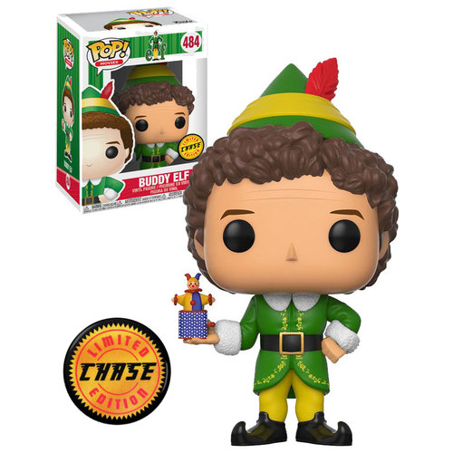 Funko POP! Movies Elf #484 Buddy Elf - Limited Edition Chase - New, Mint Condition