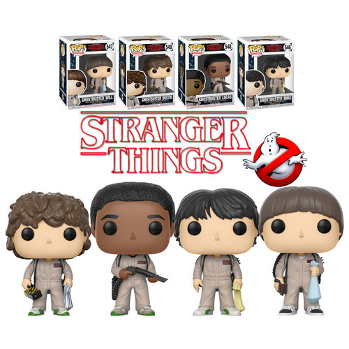 Funko POP! Television Netflix Stranger Things Ghostbusters Bundle (4 POPs) - New, Mint Condition