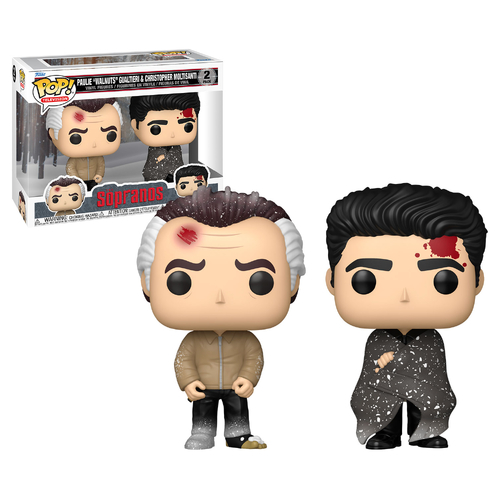 Funko POP! Television The Sopranos #83781 Paulie “Walnuts” Gualtieri & Christopher Moltisanti 2 Pack - New, Mint Condition