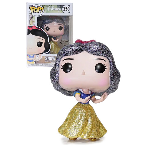 Funko POP! Disney #350 Snow White (Glitter) - Diamond Collection - New, Mint Condition