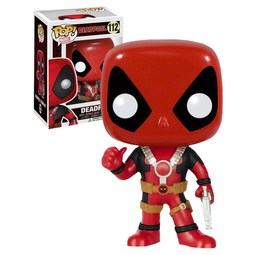 Funko POP! Marvel #112 Deadpool (Thumb Up) - New, Mint Condition