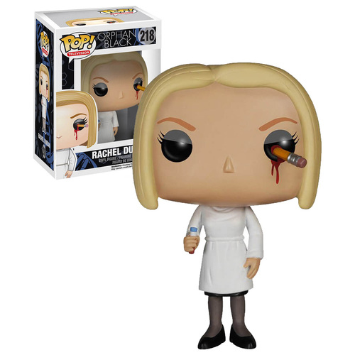 Funko Pop! Television Orphan Black #218 Rachel Duncan (With Eye Pencil) - New, Mint Condition
