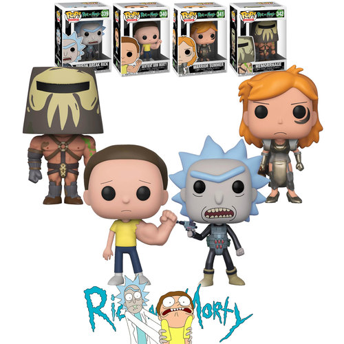 Funko POP! Animation Rick And Morty Wave 4 Bundle (4 POPs) - New, Mint Condition