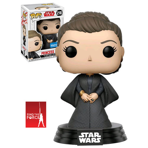 Funko POP! Star Wars The Last Jedi #218 Princess Leia (With Cloak) - Walmart Exclusive - New, Mint Condition