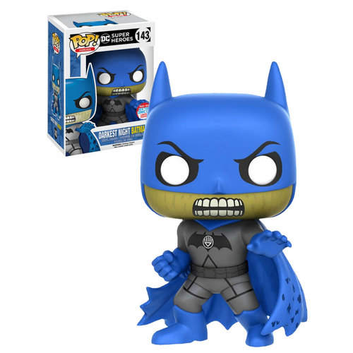 Funko Pop! Heroes DC Super Heroes #143 Darkest Night Batman - 2016 New York Comic Con (NYCC) Limited Edition - New, Mint Condition
