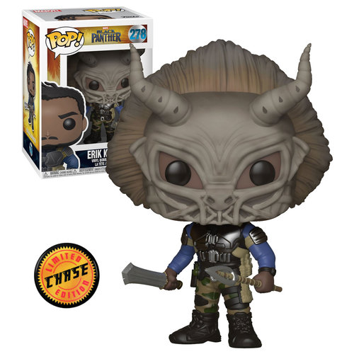 Funko Pop! Marvel Black Panther #278 Erik Killmonger - Limited Edition Chase - New, Mint Condition