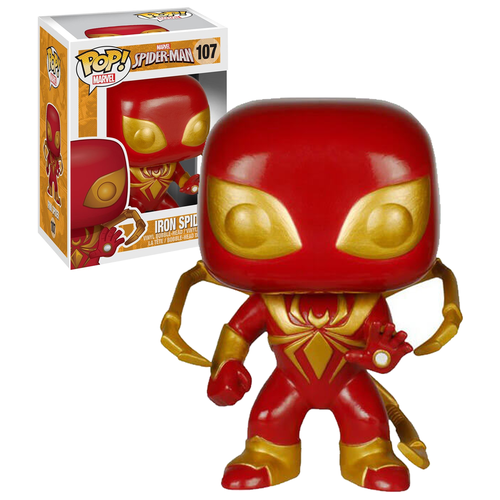 Funko POP! Marvel - Marvel Spider-Man #107 Iron Spider - New, Mint Condition