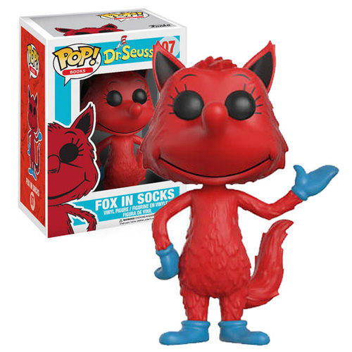 Funko POP! Books Dr. Seuss #07 Fox In Socks - New, Mint Condition