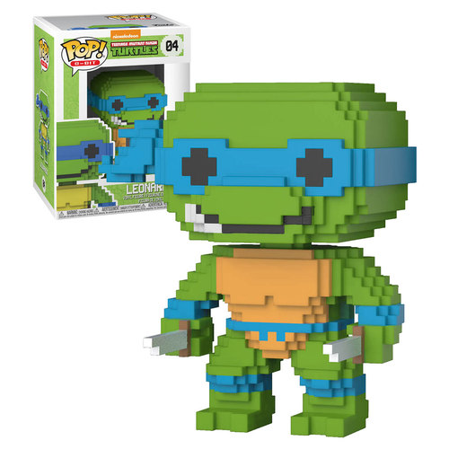 Funko POP! 8-Bit Nickelodeon Teenage Mutant Ninja Turtles #04 Leonardo - New, Mint Condition