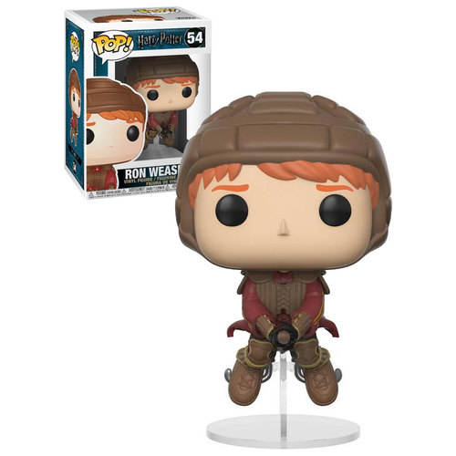 Funko POP! Harry Potter #54 Ron Weasley (On Quidditch Broom) - New, Mint Condition
