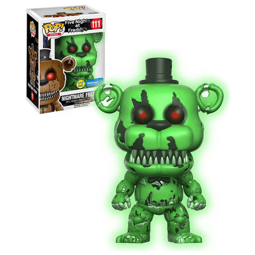 Funko POP! Games Five Nights At Freddy's #111 Nightmare Freddy (Glows In The Dark) - Walmart Exclusive - New, Mint Condition