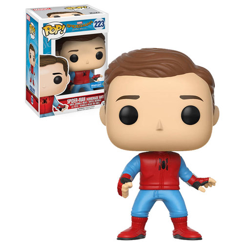 Funko POP! Marvel Spider-Man: Homecoming #223 Spider-Man (Homemade Suit) - Walmart Exclusive - New, Mint Condition