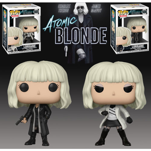 Funko POP! Movies Atomic Blonde Bundle #565 Lorraine & #566 Lorraine - New, Mint Condition