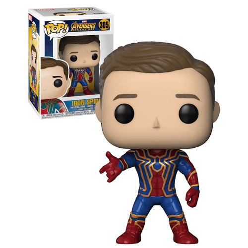 Funko POP! Marvel Avengers: Infinity War #305 Iron Spider Unmasked (2018 Movie) - New, Mint Condition