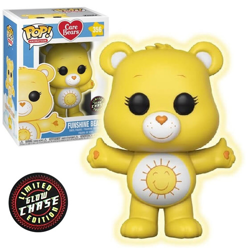Funko POP! Animation Care Bears #356 Funshine Bear - Limited Edition Chase - New, Mint Condition