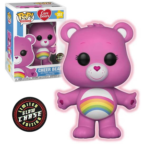 Funko POP! Animation Care Bears #351 Cheer Bear - Limited Edition Chase - New, Mint Condition