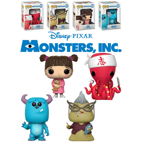 Funko POP! Disney Pixar Monsters, Inc. Bundle (4 POPs) - New, Mint Condition