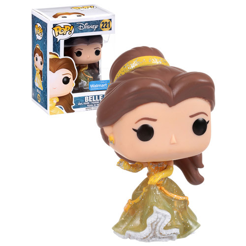 Funko POP! Disney Beauty And The Beast #221 Belle (Sparkle Dress) - Walmart Exclusive - New, Mint Condition