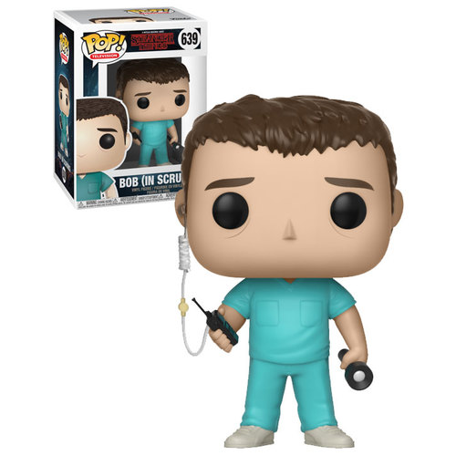 Funko POP! Television Netflix Stranger Things #639 Bob (In Scrubs) - New, Mint Condition