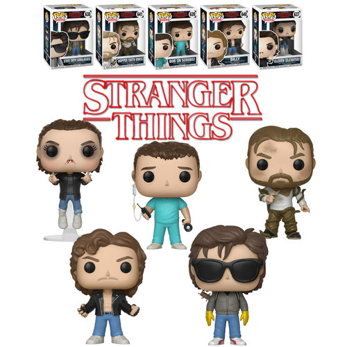 Funko POP! Television Netflix Stranger Things Bundle (5 POPs) - New, Mint Condition