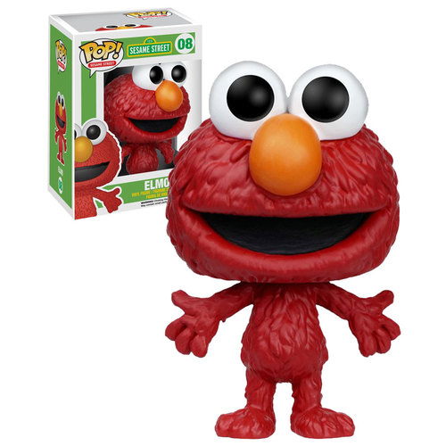 Funko POP! Sesame Street #08 Elmo (Vaulted) - New, Mint Condition