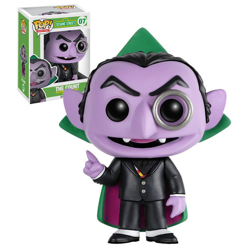Funko POP! Sesame Street #08 The Count (Vaulted) - New, Mint Condition