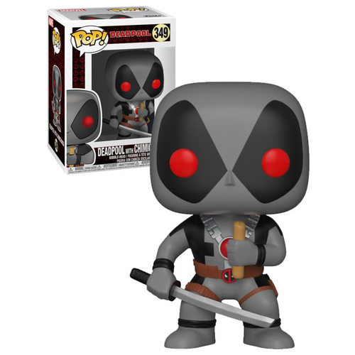Funko POP! Marvel Deadpool #349 Deadpool (With Chimichanga) - New, Mint Condition
