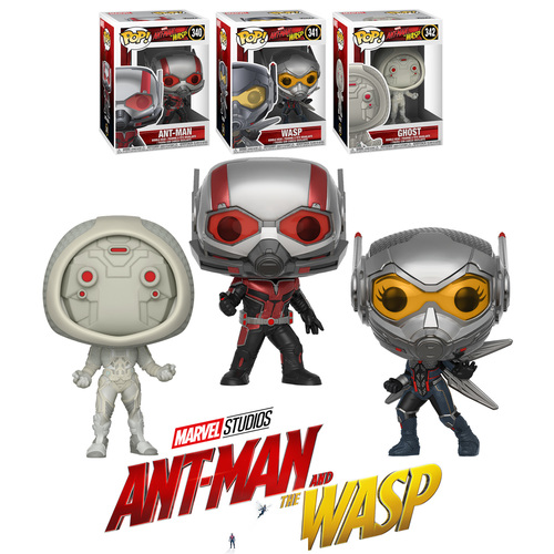 Funko POP! Marvel Ant-Man And The Wasp Bundle (3 POPs) - New, Mint Condition