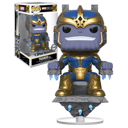 Funko POP! Marvel The First Ten Years #331 Thanos (With Throne) 8" Super Size - New, Mint Condition