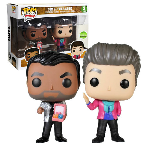 Funko POP! Television Parks And Recreation Tom & Jean-Ralphio 2 Pack - 2018 Emerald City Comic Con (ECCC) Limited Edition - New, Mint Condition
