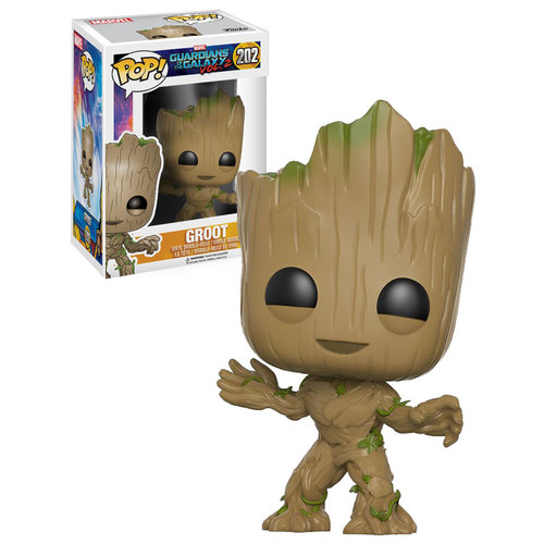 Funko POP! Marvel Guardians Of The Galaxy Vol 2 #202 Groot - New, Mint Condition
