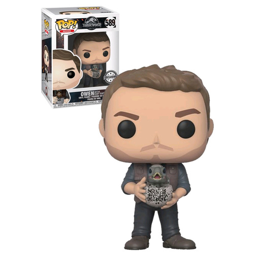 funko pop jurassic world blue keychain