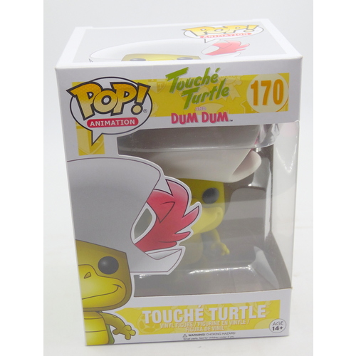 Funko POP! Animation Hanna-Barbera #170 Touche Turtle And Dum Dum New Box Damaged