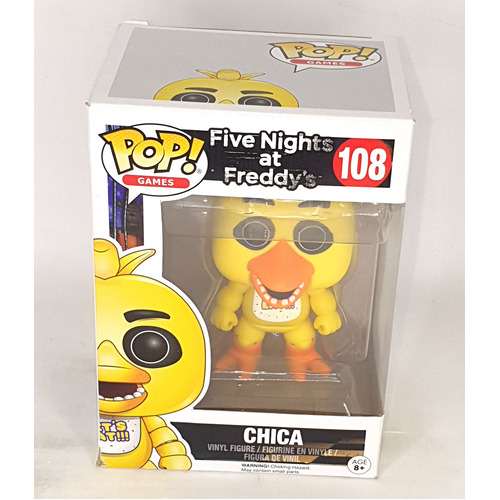 Funko POP! Games Five Nights At Freddys #108 Chica New Box Damaged