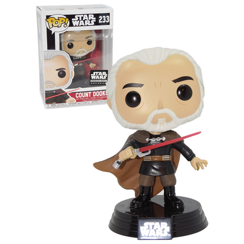 Funko POP! Star Wars #233 Count Dooku - Smugglers Bounty Exclusive - New, Mint Condition