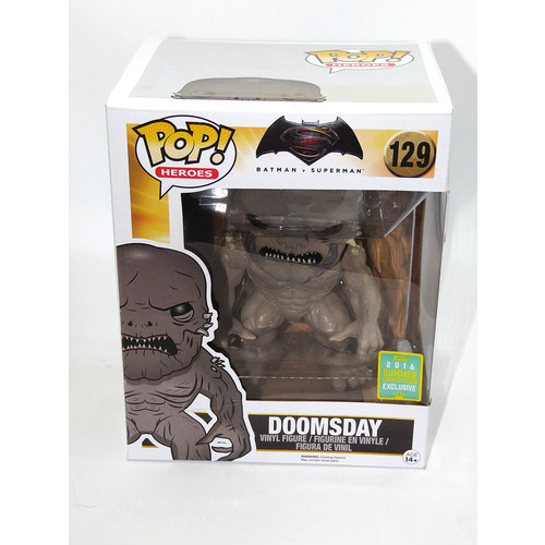 Funko POP! Heroes Batman v Superman #129 Doomsday - 6" Super Sized - New Box Damaged